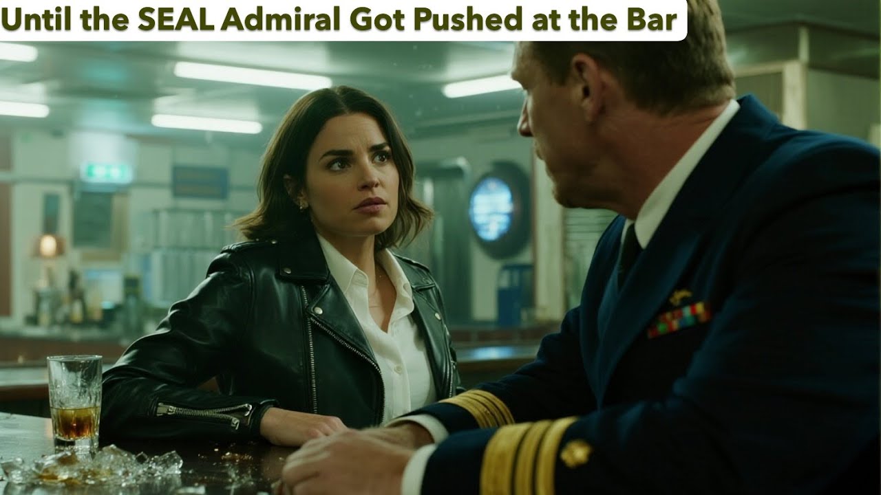 He Thought She Was Just Anyone… Until the SEAL Admiral Got Pushed at the Bar