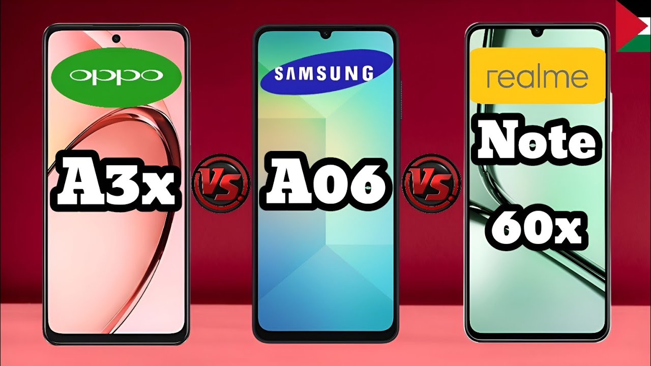 Oppo A3x vs Samsung A06 vs Realme Note 60x