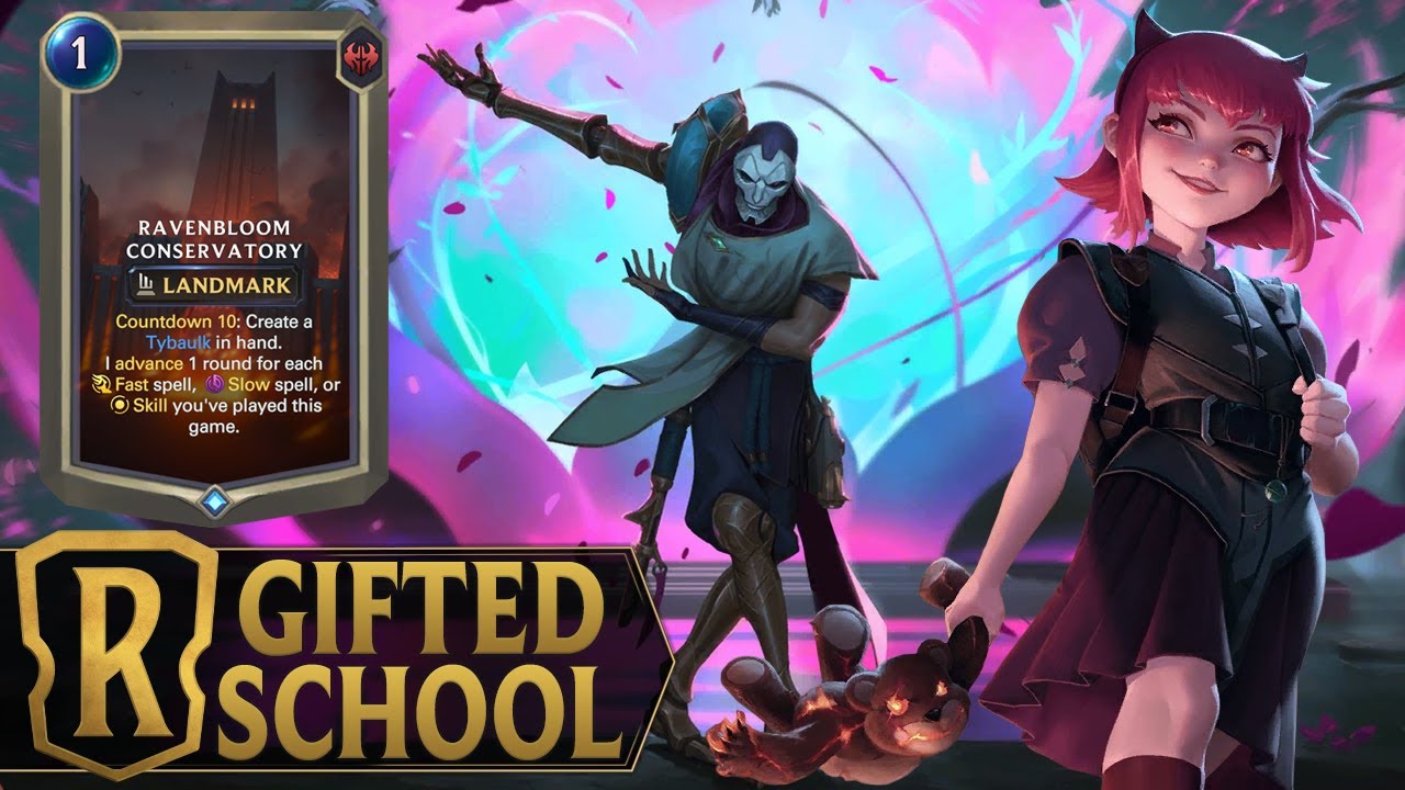 School for the Gifted - Annie Jhin Burn Aggro Deck - Legends of Runeterra Patch Worldwalker Gameplay