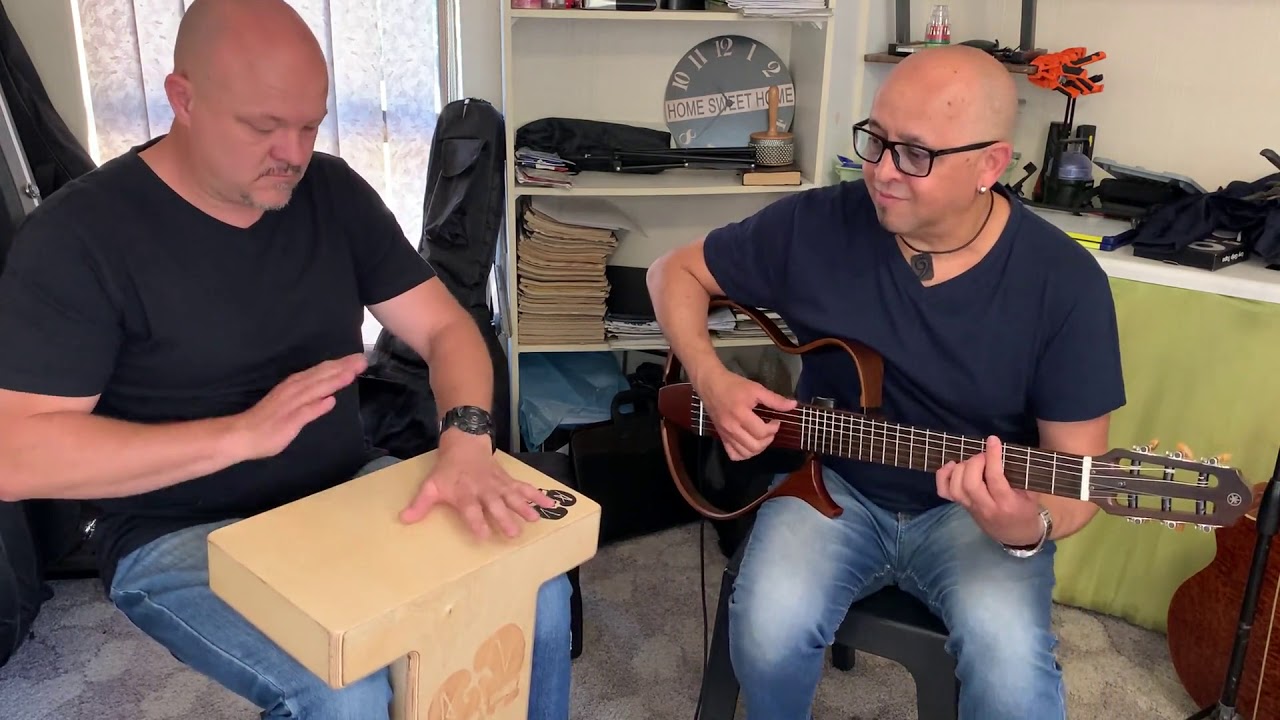 Andries Visser Hit and Run Jam with Theo Klassen AV Box Original T-Top Cajon