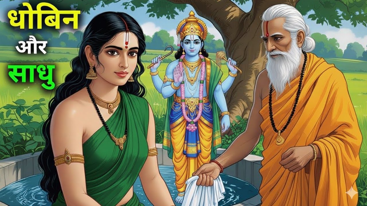 धोबिन और साधु की चमत्कारी कहानी | Dhoban Aur Sadhu Hindi Kahani | Devotional Story | Bhakti Katha