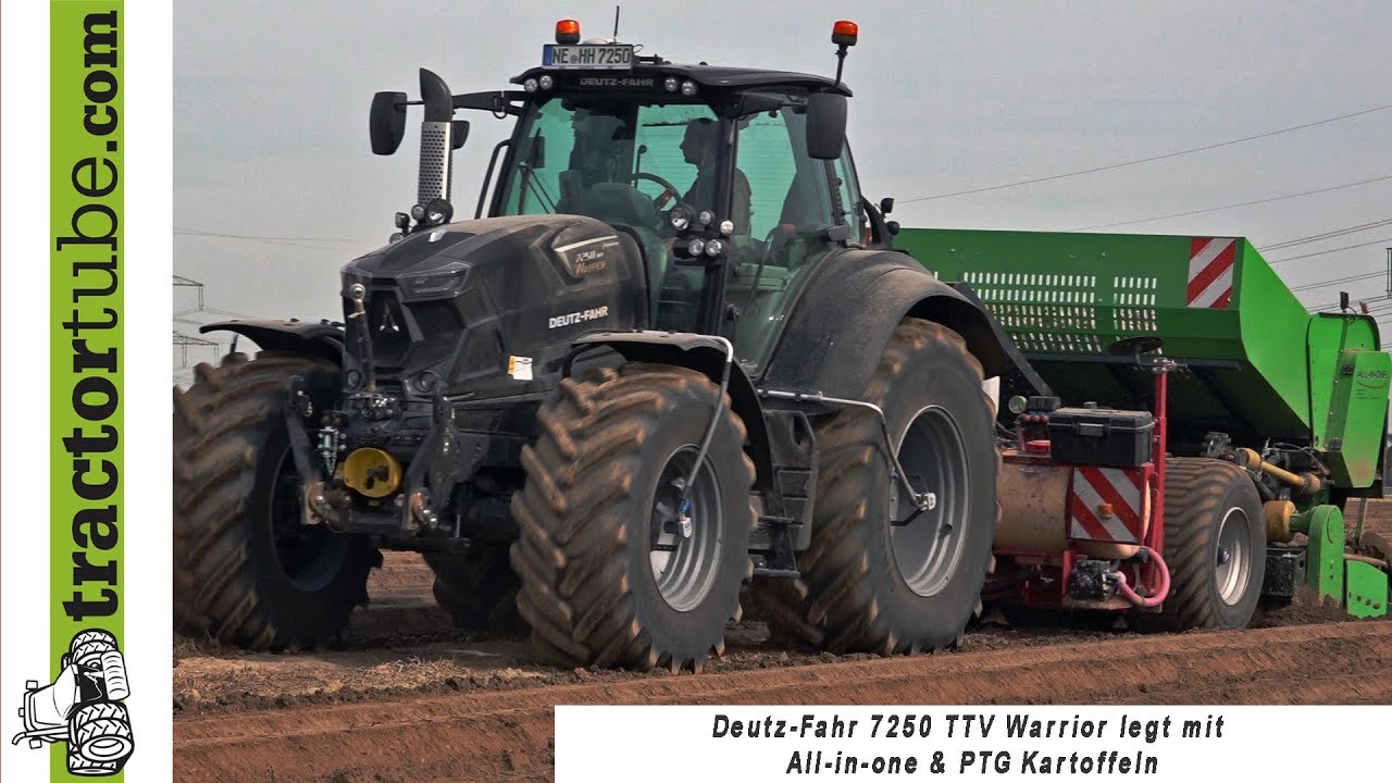 All-in-one - Kartoffeln legen mit Deutz-Fahr 7250 TTV Warrior & PTG - WFM-Praxis