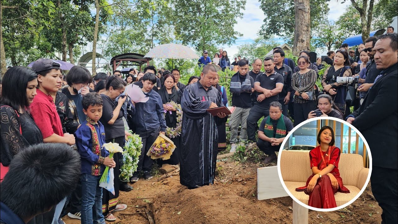 ( L ) Lamnunthem Singson @AirIndiaOfficialAI Crew | Funeral Service | Kanggui 20 June 2025