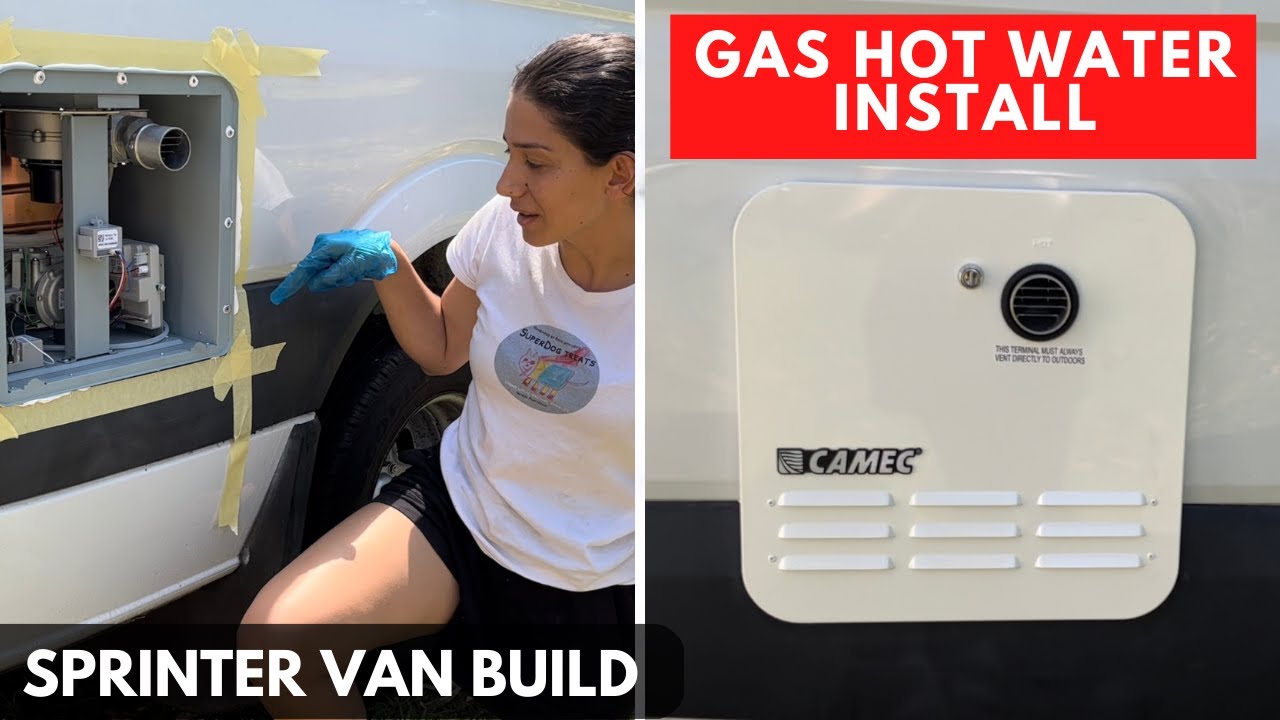 Instant Hot Water System Install (Off Grid Van) - EP8 Van Build