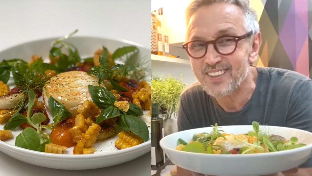 TOMINO CON MAIS TOSTATO E POMODORINI GRATINATI | Chef BRUNO BARBIERI