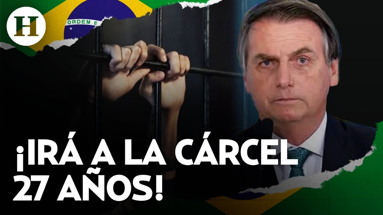 ¡Sentencia histórica! Jair Bolsonaro pasará 27 años en prisión tras supuesto intento de fuga