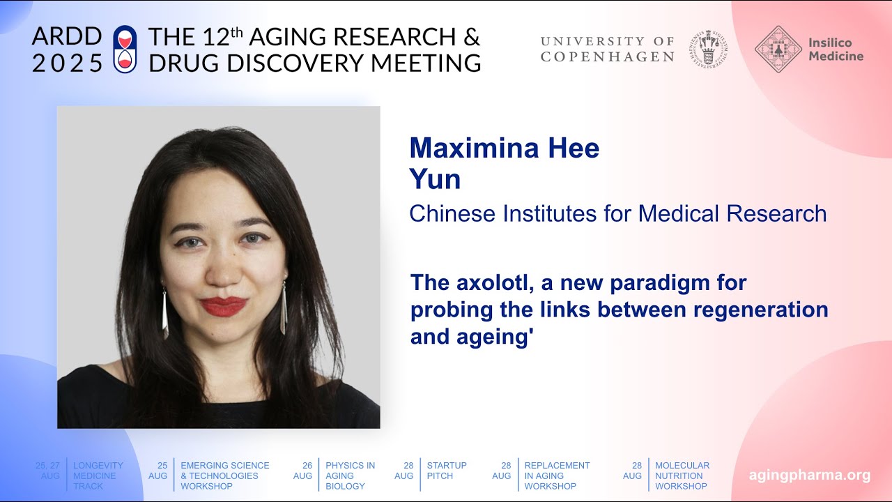 Maximina Hee Yun at ARDD2025: The axolotl, a new paradigm for probing the links between...