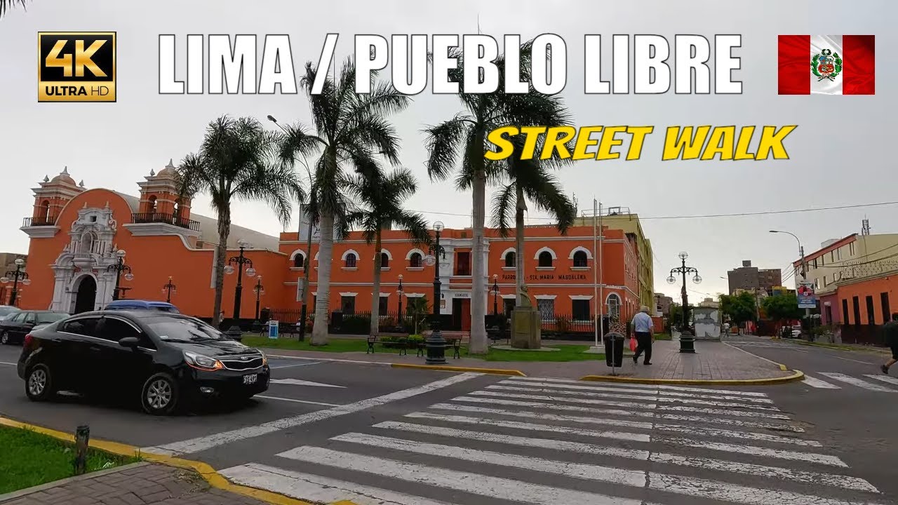 Caminando por Lima Pueblo Libre Dist. Per&uacute; vida local 4K UHD