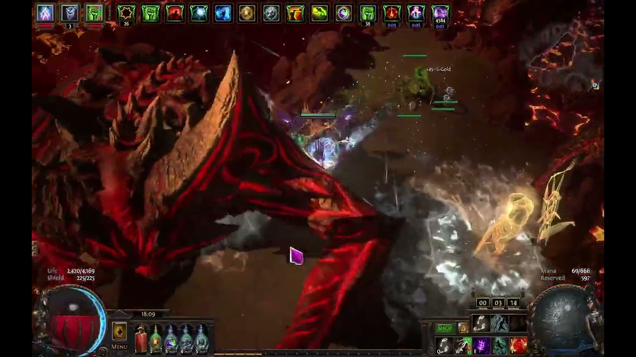 POE 3.27 Herald of Agony Farrul Champion, Giantsbane Valdo Map test