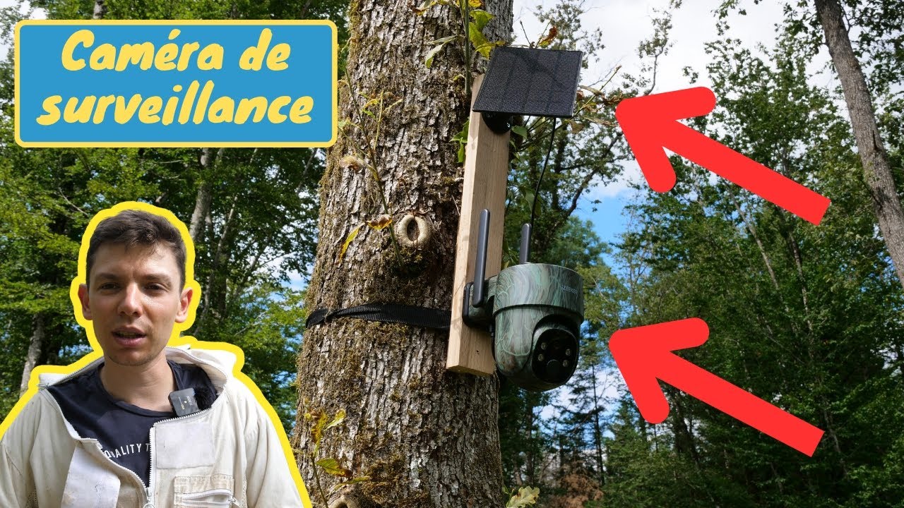 TEST CAMÉRA de surveillance solaire pour RUCHES et animaux (360°,4G) : la nouvelle iG500 de iZEEKER