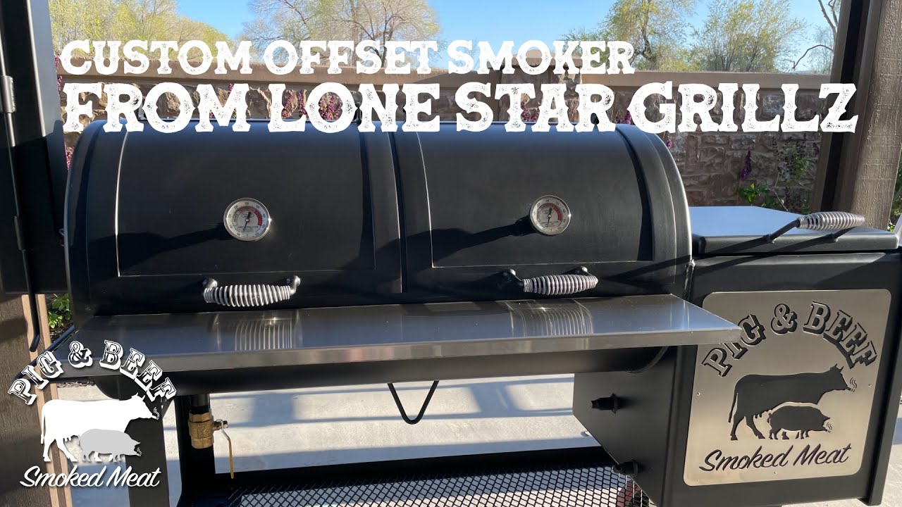 Check Out Our New Custom Offset Smoker From Lone Star Grillz | Offset Smoker Review