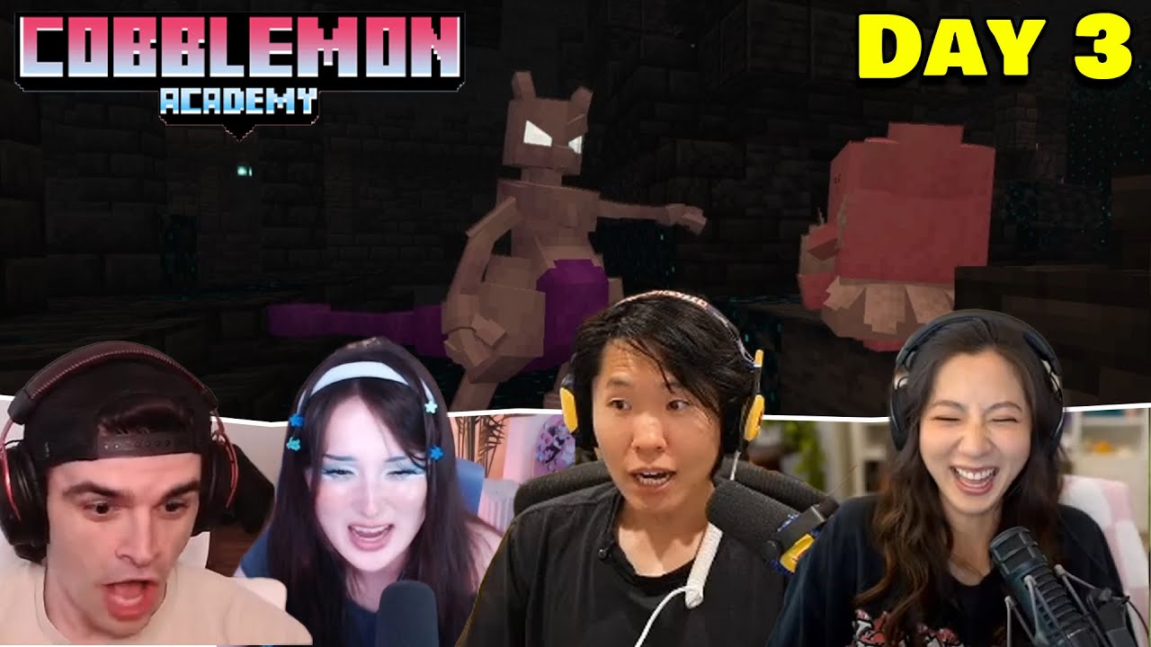 Best of Abe's Cobblemon Academy Day 3 ft. Toast, Fuslie, Sykkuno, Yoojin, Foolish, Tina & more