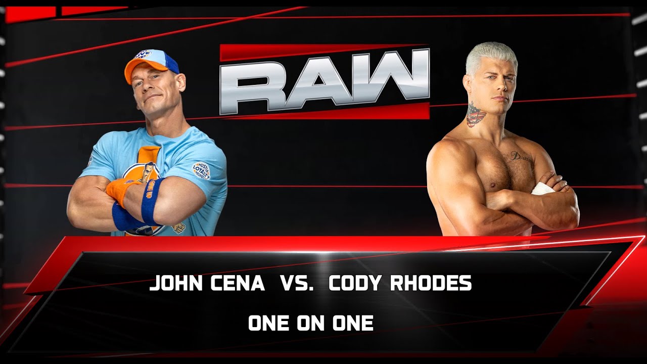 John Cena VS Cody Rhodes One on One Match | 2K25