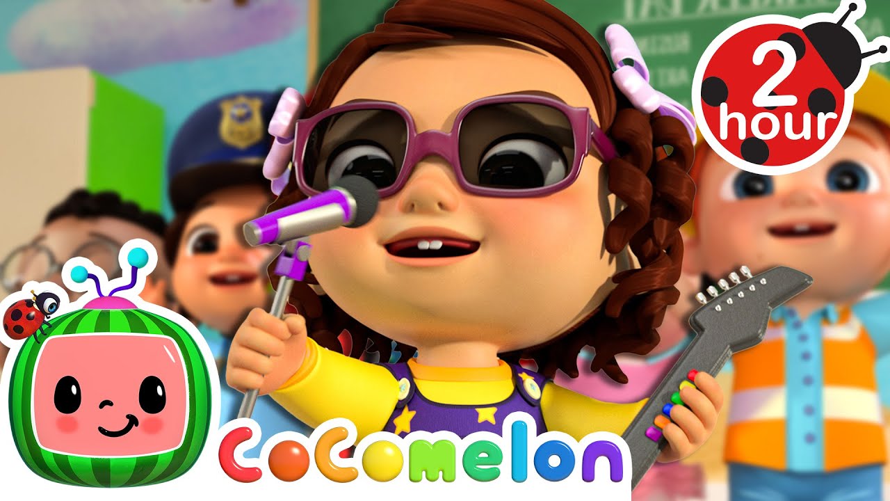 Career Day! JJ and friends learn about different jobs 🧑‍🏫 | CoComelon Nursery Rhymes & Kids Songs