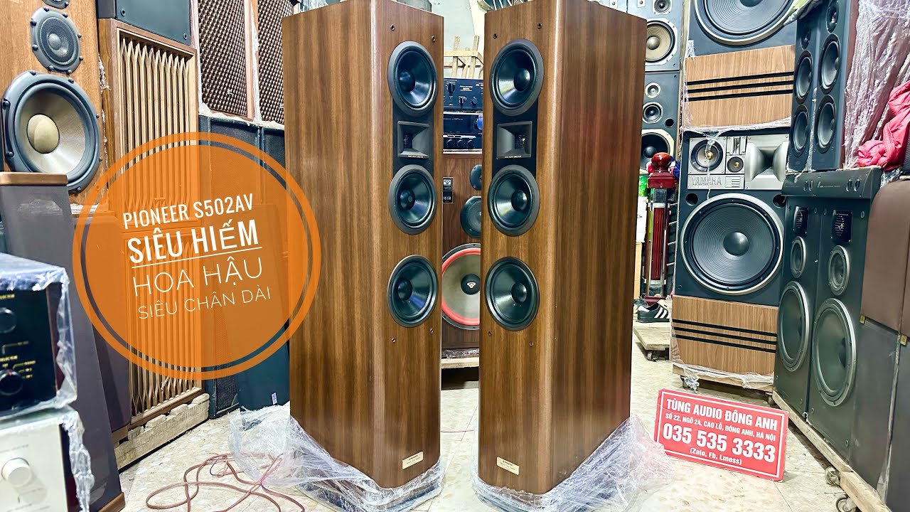Loa Pioneer S502av hoa hậu siêu chân dài,hàng hiếm,nghe hay bày đẹp,đáng chơi và sưu tầm,0355353333