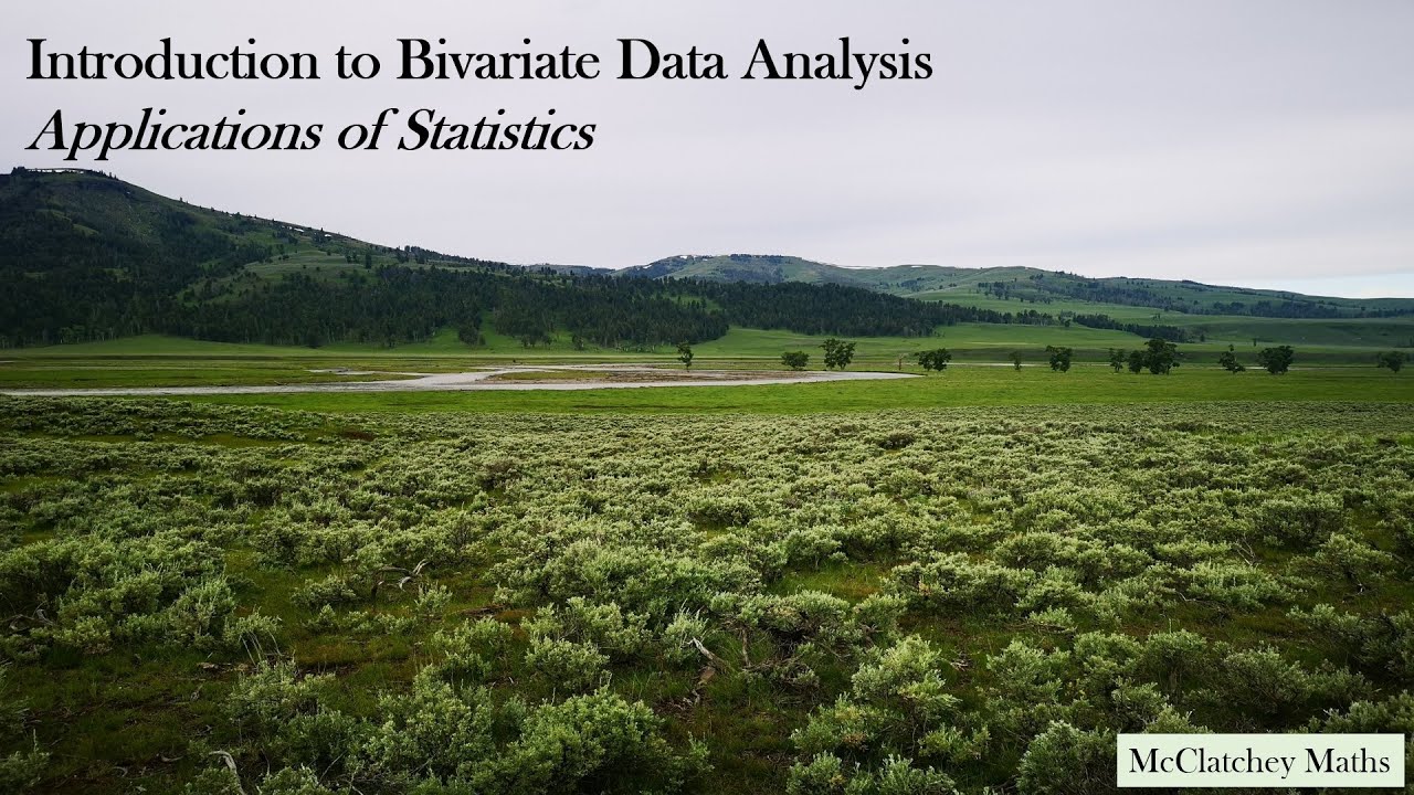 Introduction to Bivariate data analysis