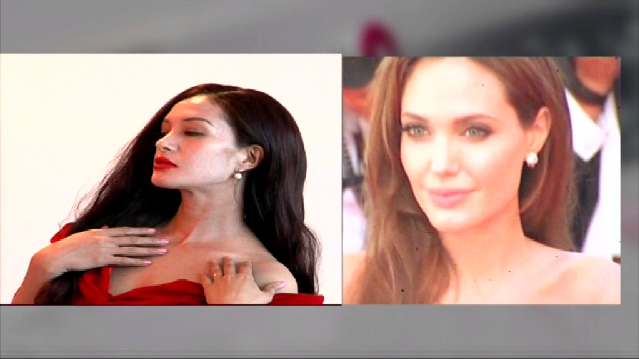 KEMIRIPAN VIERA DENGAN ANGELINA JOLIE