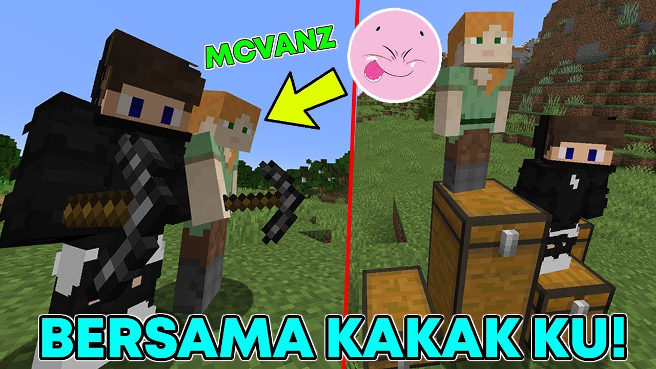 Aku Prank Kakak ku Di Minecraft..