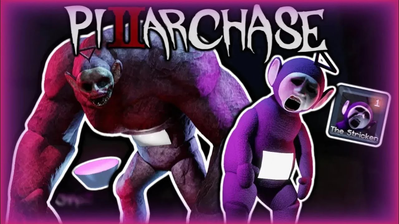 STRICKEN/TINKY WINKY GAMEPLAY + SKINS - Pillar Chase 2 - Roblox