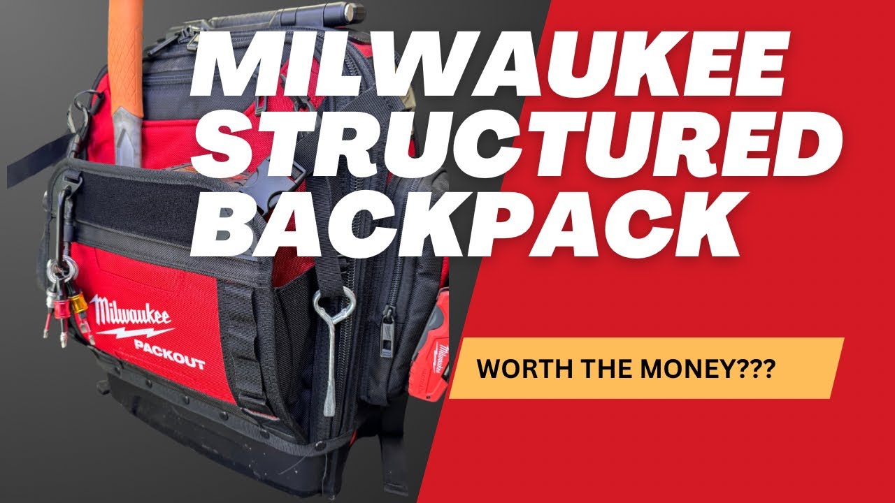 Структурированный рюкзак Milwaukee! Насколько он хорош? #инструменты #рюкзак #работа