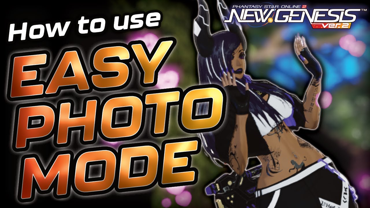 Take AMAZING Screenshots with Easy Photo Mode - Tutorial || PSO2 NGS