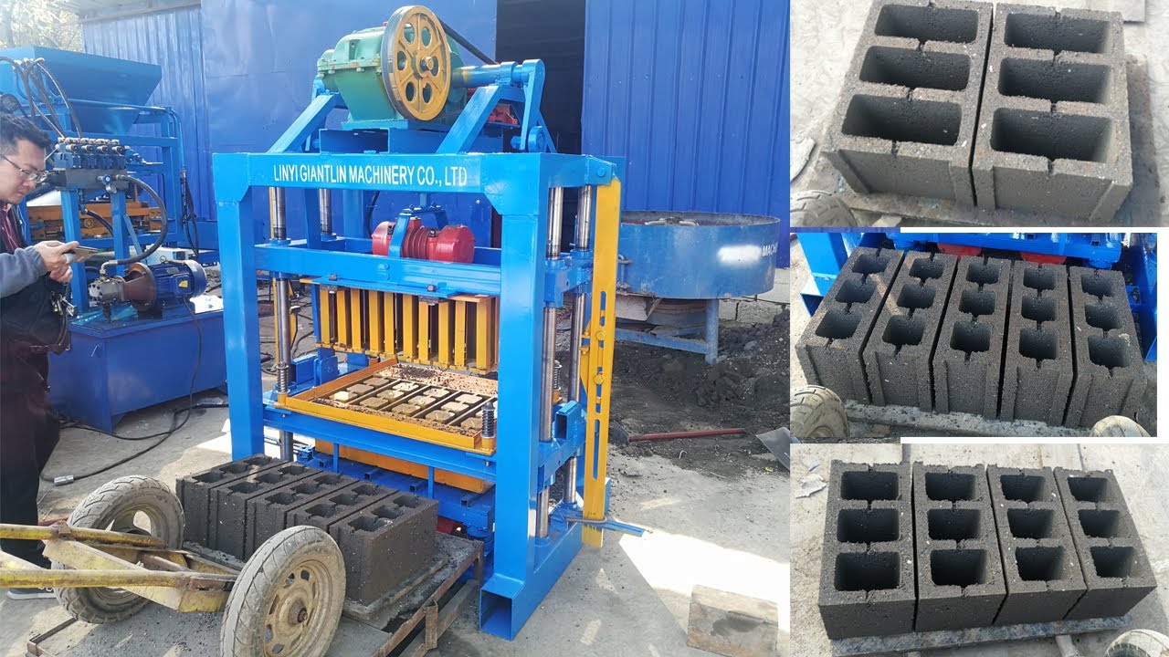 machine à fabriquer des briques parpaings bloc block hourdis manuelle prix haiti congo cameroon