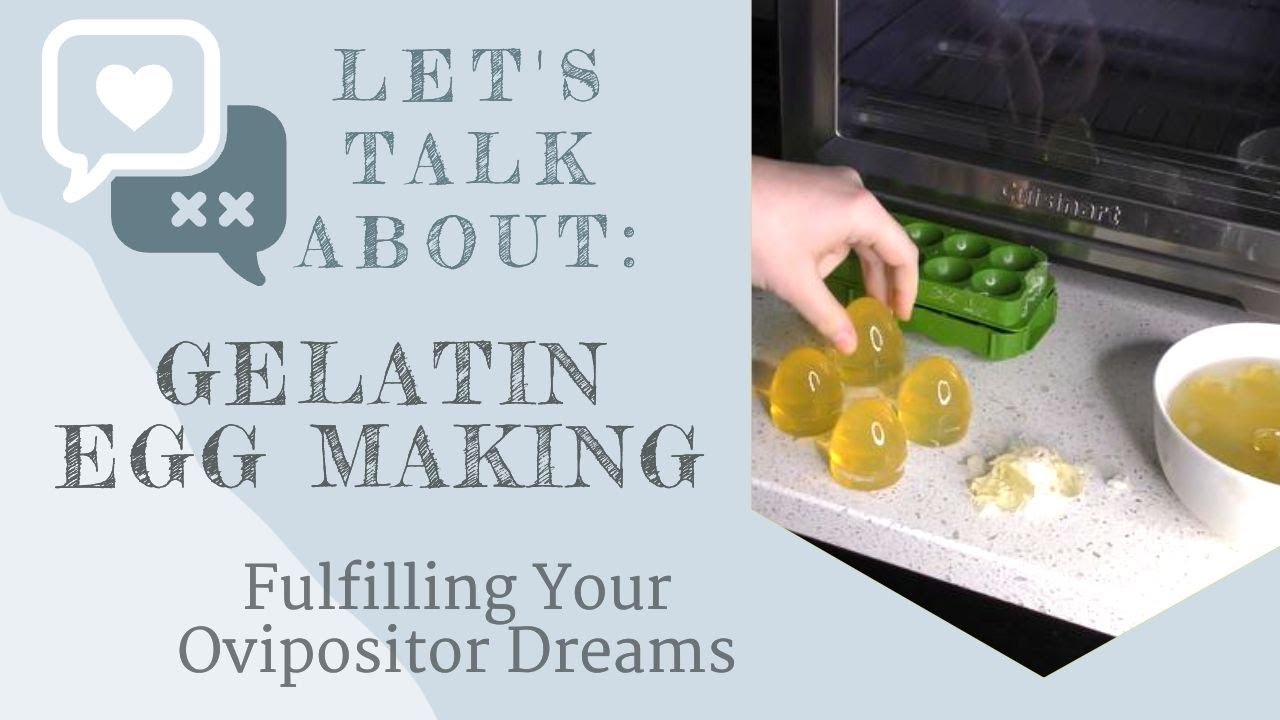 Let's Talk About: Making Gelatin Eggs & Lube