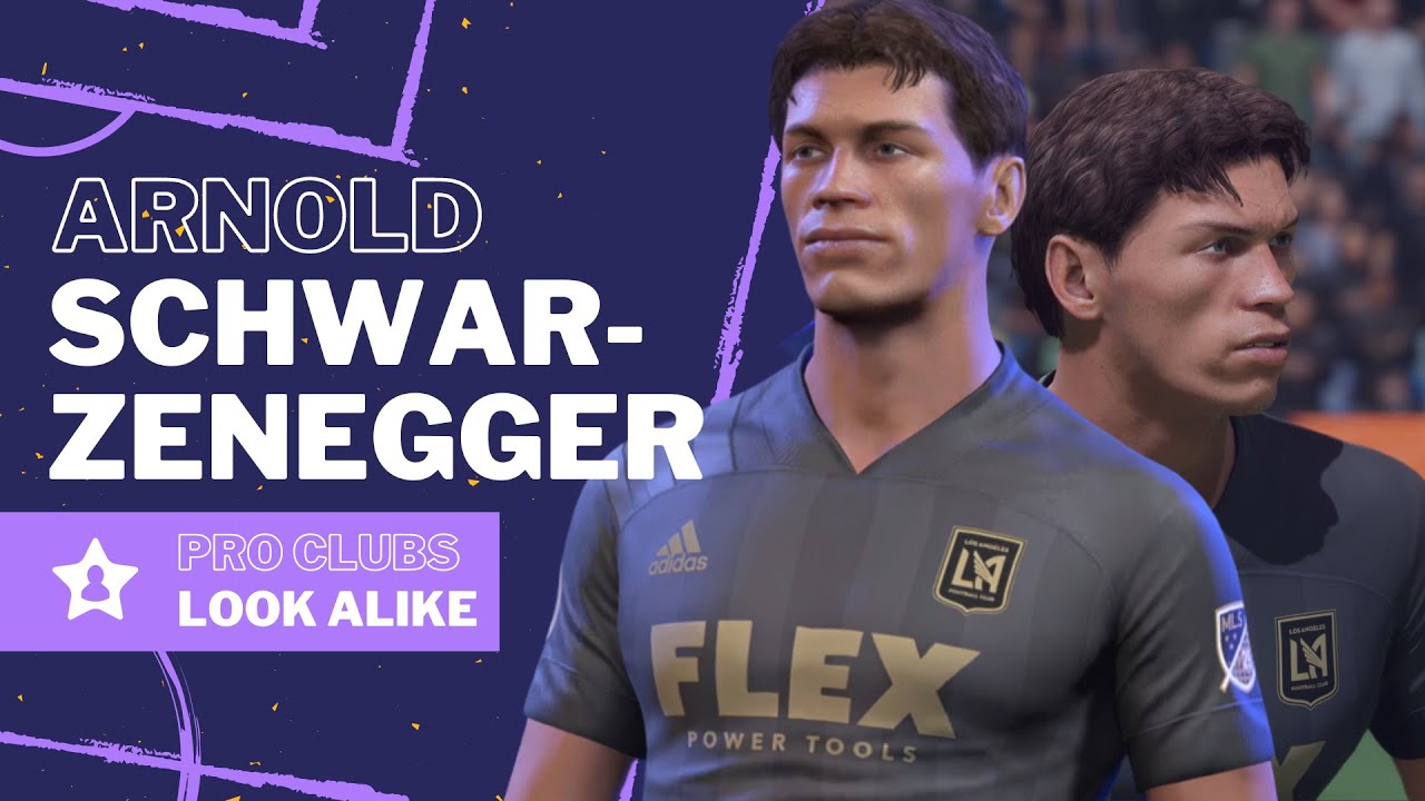 FIFA 22 - ARNOLD SCHWARZENEGGER Pro Clubs Look alike Build | Celebrity Face Tutorial