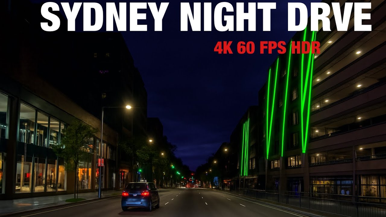  Night Sydney Drive | Punchbowl to Airport via Surry Hills | 4K HDR 60FPS
