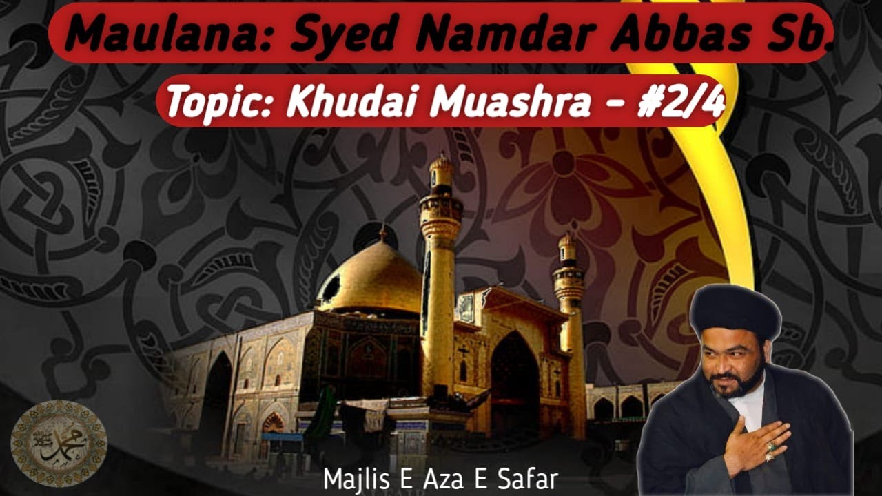 8 Safar || aali janab maulana namdar abbas sahab