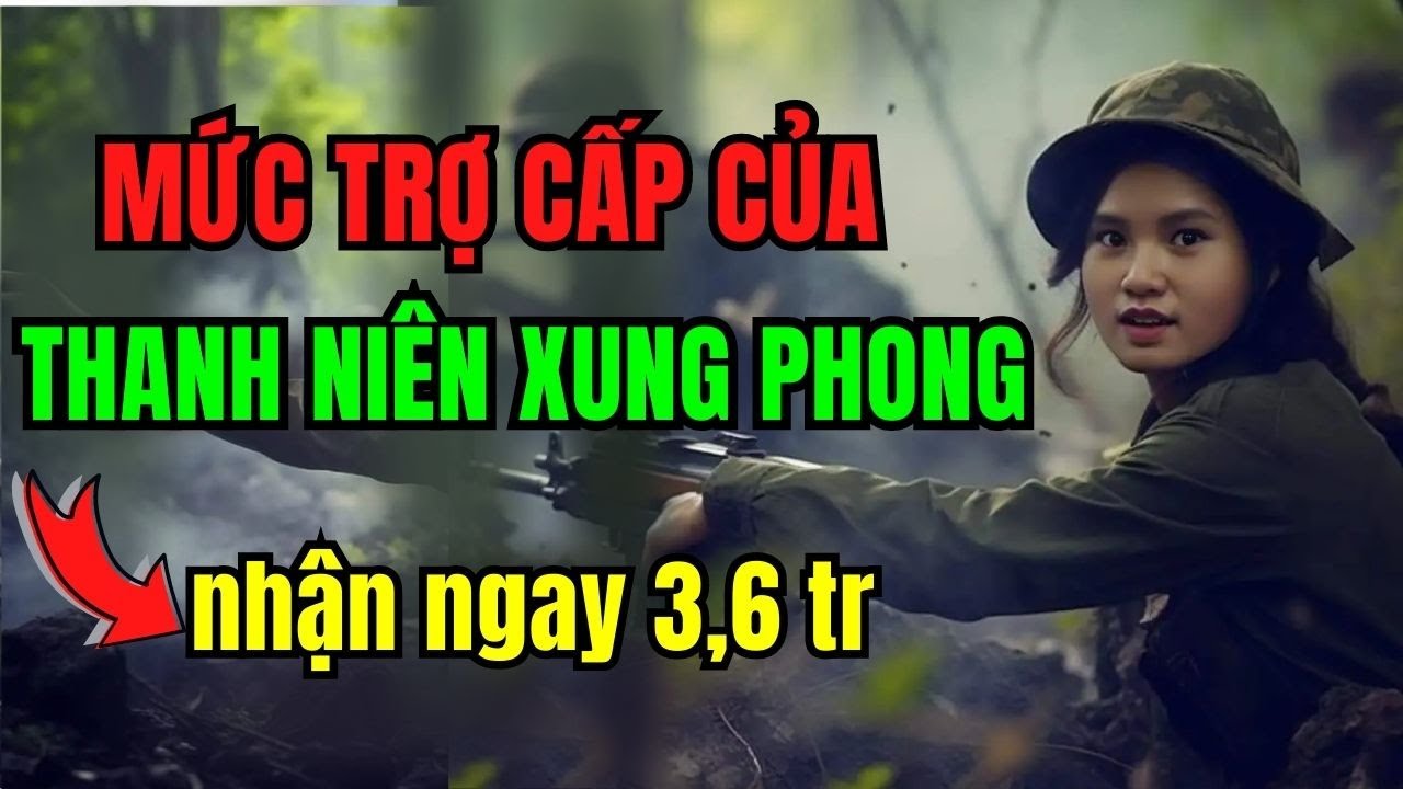 Mức trợ cấp đối với thanh niên xung phong
