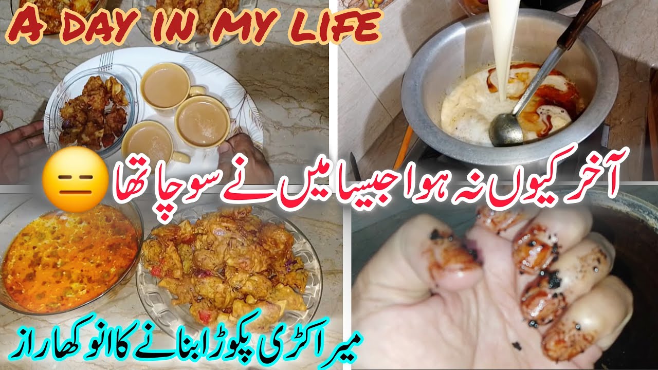 A Day In My Life – آخر کیوں نہ ہوا جیسا میں نے سوچا تھا؟ 😟 | My Favourite Pakora Kari Recipe Secret