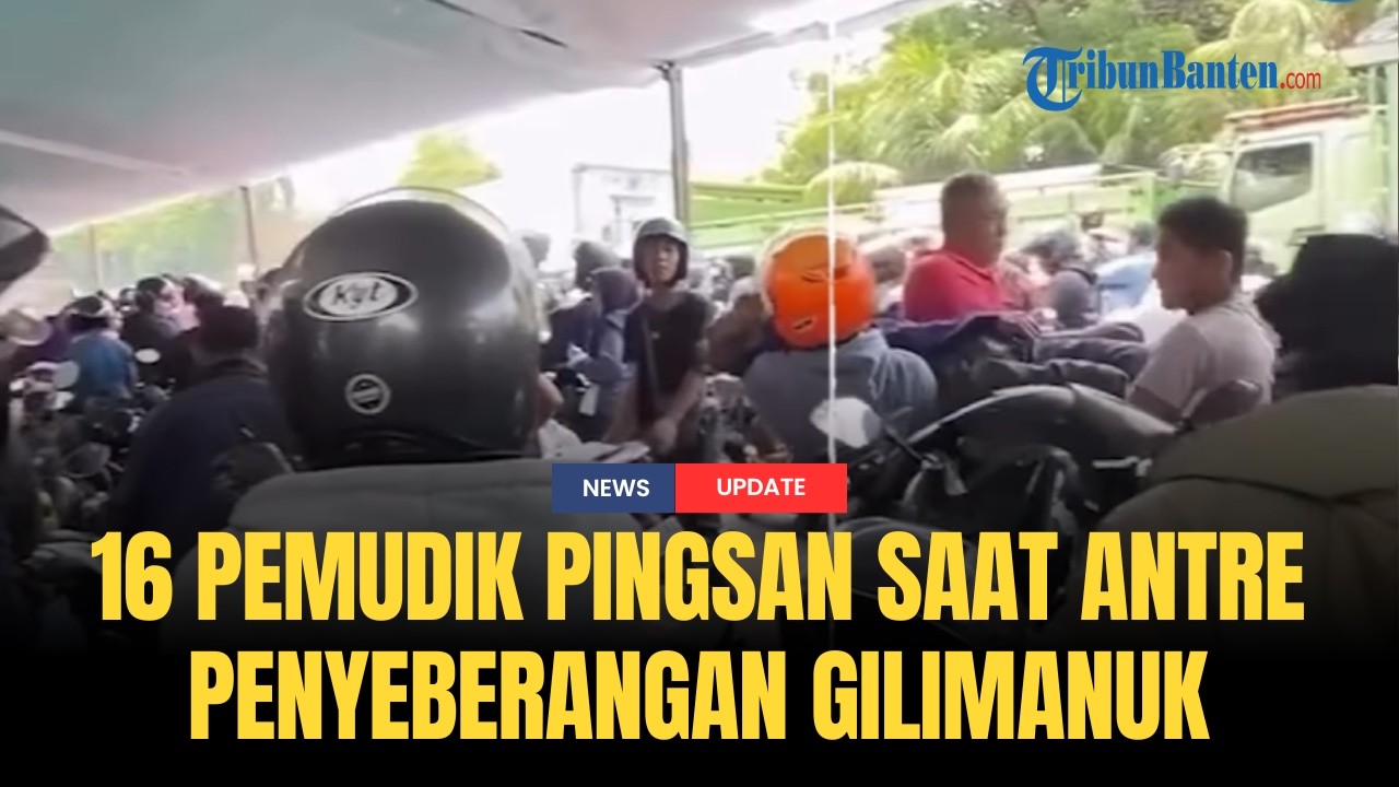 🔴 Antrean Panjang di Gilimanuk, Belasan Pemudik Pingsan