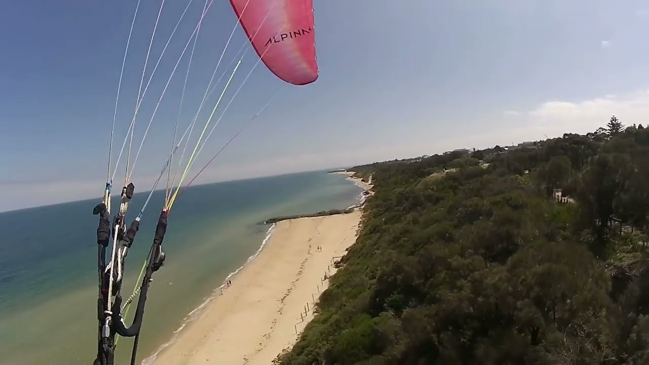 260326 Paragliding Red Bluff Sandringham Victoria Australia