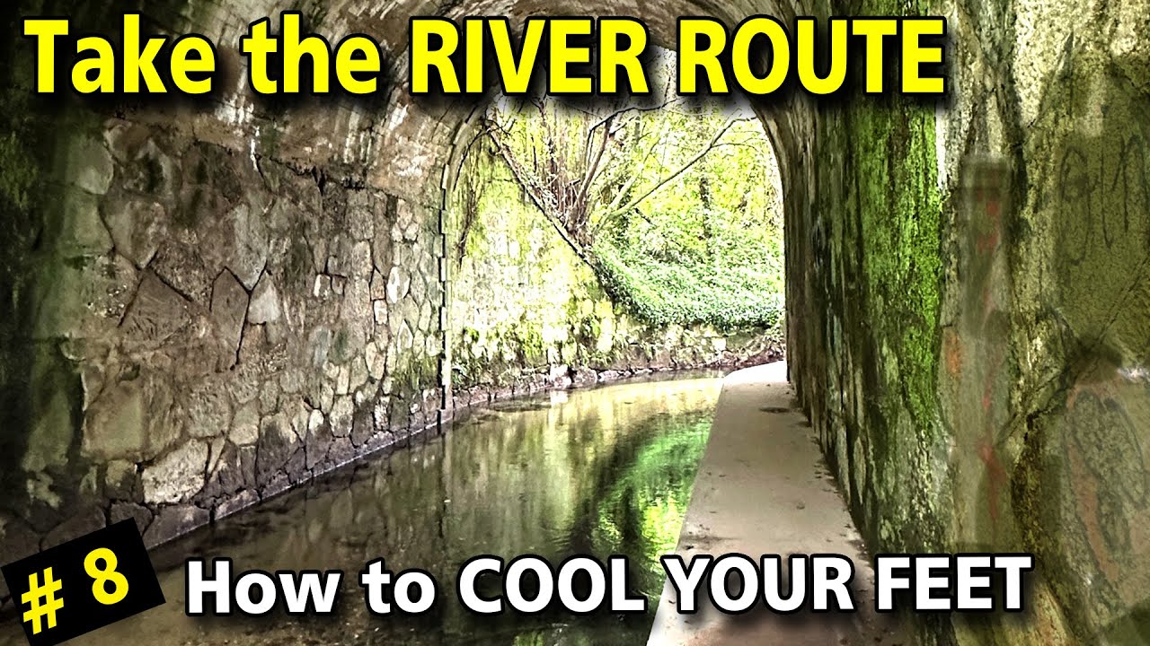 Camino COOLING THE FEET - Take the RIVER ROUTE going into Pontevedra from Vigo #caminodesantiago
