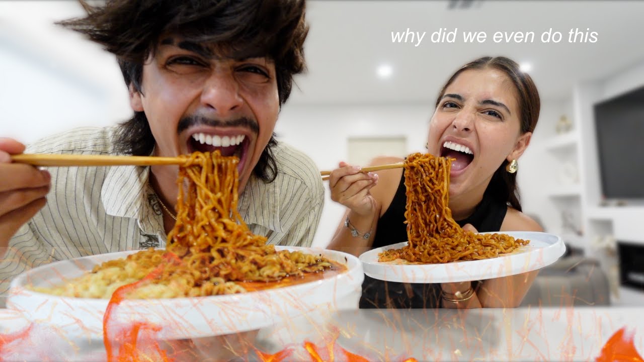 EXTREME SPICY NOODLE CHALLENGE
