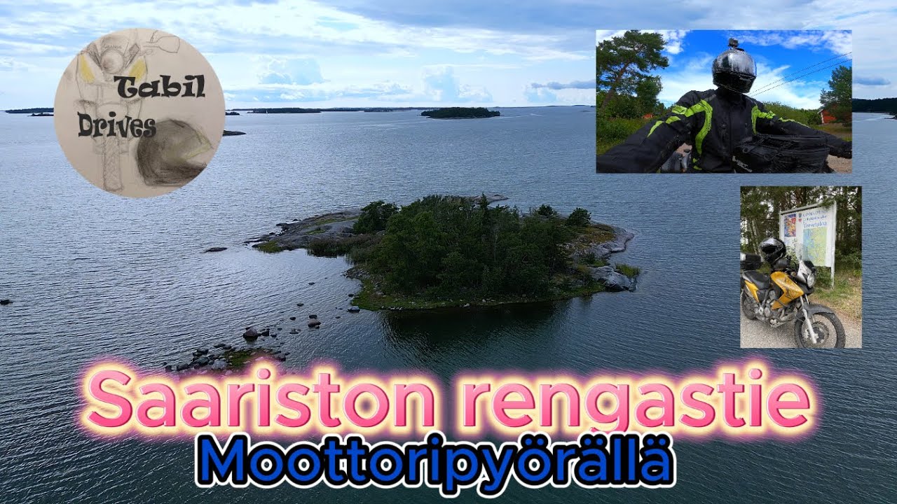 Saariston rengastie moottoripyörällä