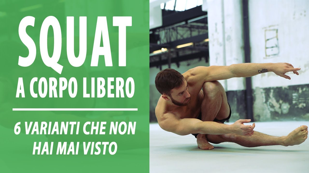 Squat a corpo libero : 6 varianti NON convenzionali