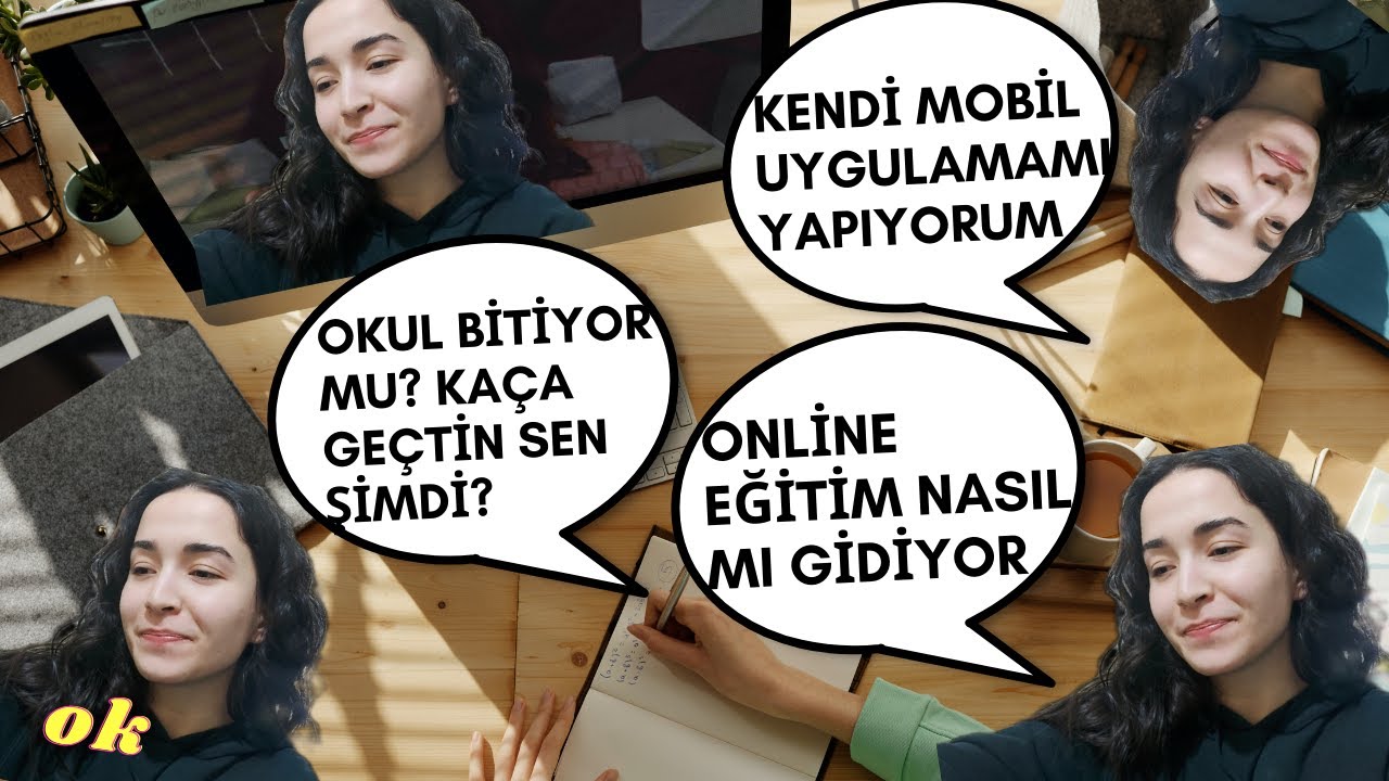 Online Eğitim Vlog | online sunum, bitirme projem