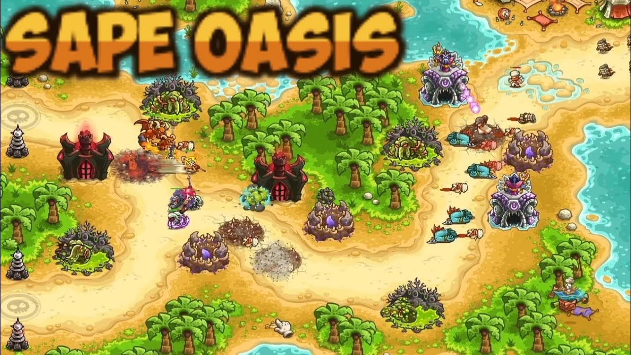 Kingdom Rush Vengeance - Sape Oasis - Veteran