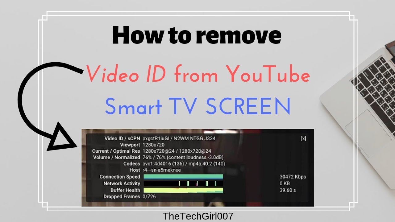 How to remove Video ID from YouTube Smart TV screen