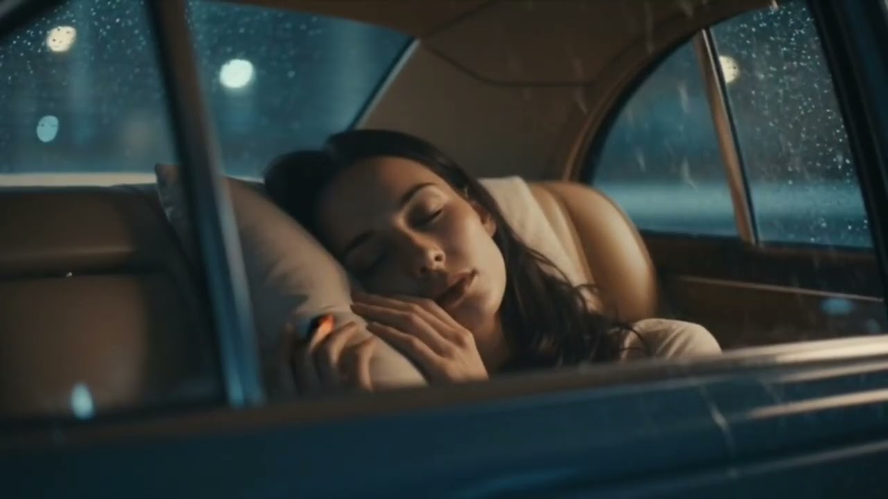 Gentle Rain on a Car Roof 🌧️ Drift Into Deep Calm & Effortless Sleep