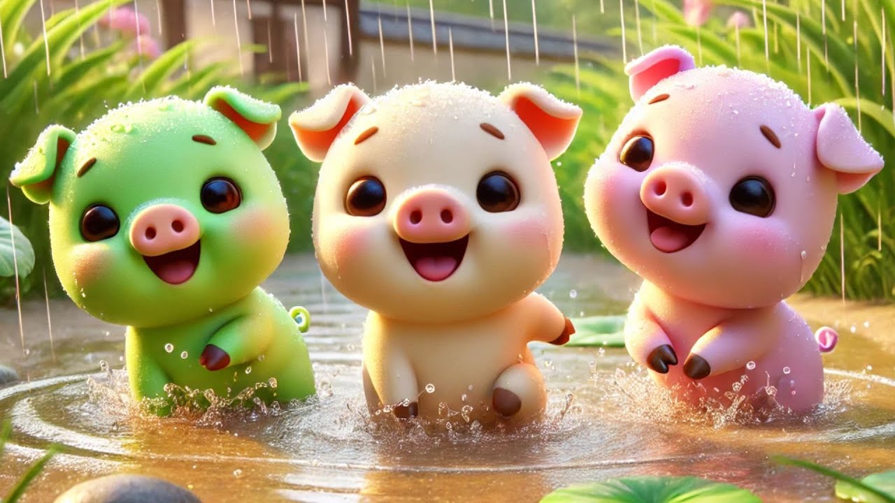 Con Heo Đất - Nhạc Thiếu Nhi 4K - Ca Nhạc Hoạt H&igrave;nh Heo Con Vui Nhộn