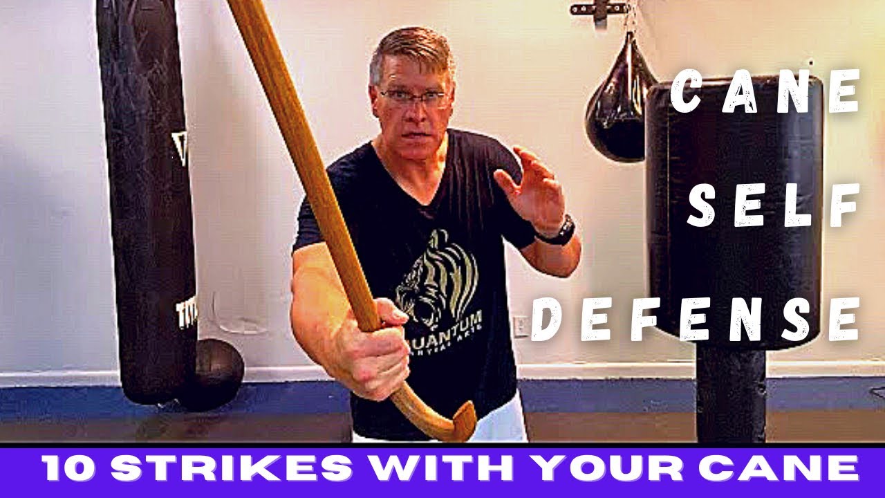 Cane self defense training: 10 Strikes to learn now using your walking cane