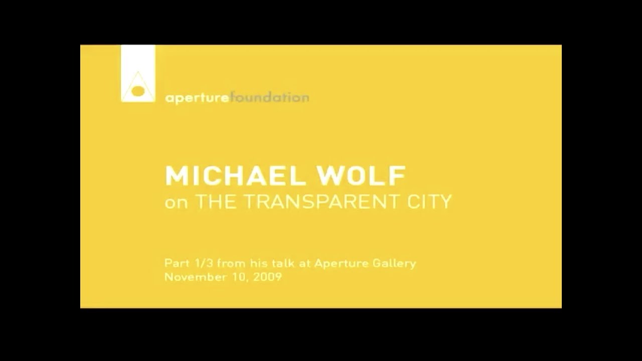 Michael Wolf's Talk