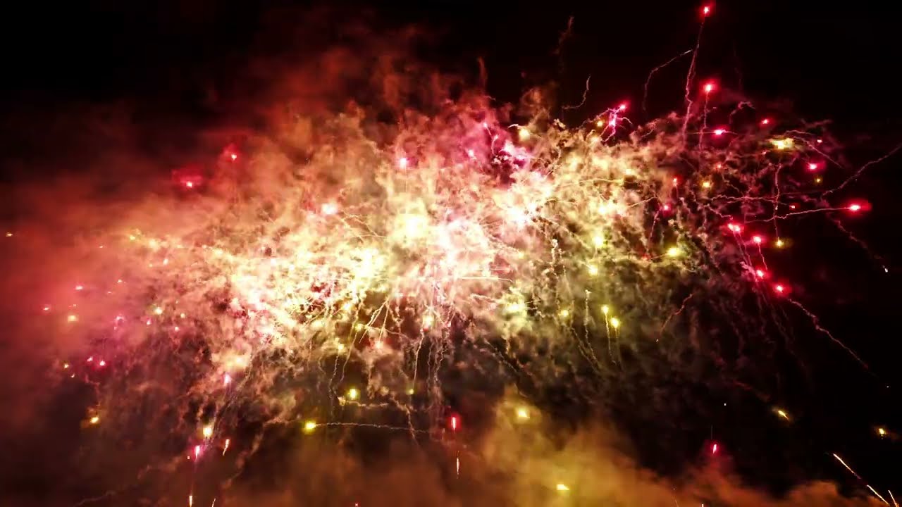 Großfeuerwerk von Pyro mit JP 2025 [4K]