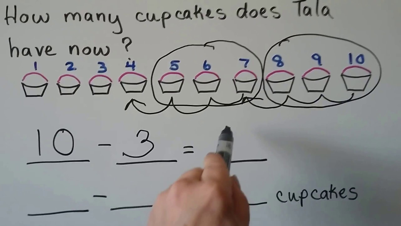 Grade 1 Math 4.1, Count back 1, 2, or 3 to subtract