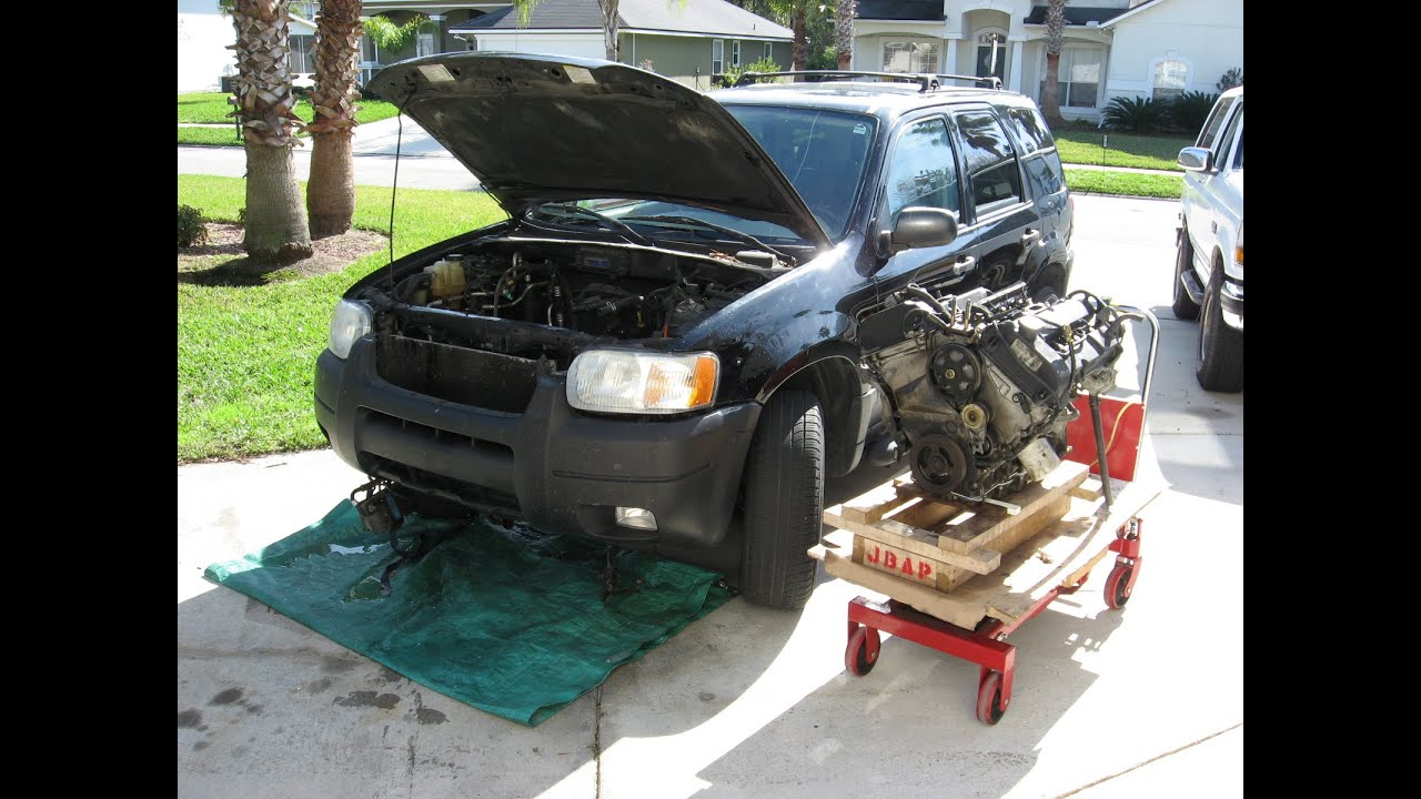 Taurus Engine Into A Ford Escape Part 2 - Assembly and Install
