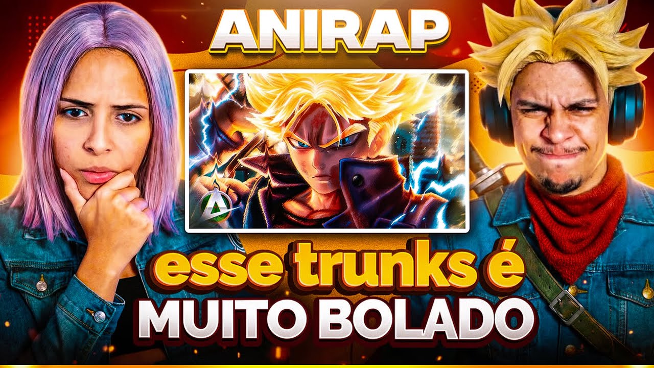 ANIRAP: Mirai Trunks (Dragon Ball Z) | Última Luz do Futuro | [Casal Jounin React] 🔥