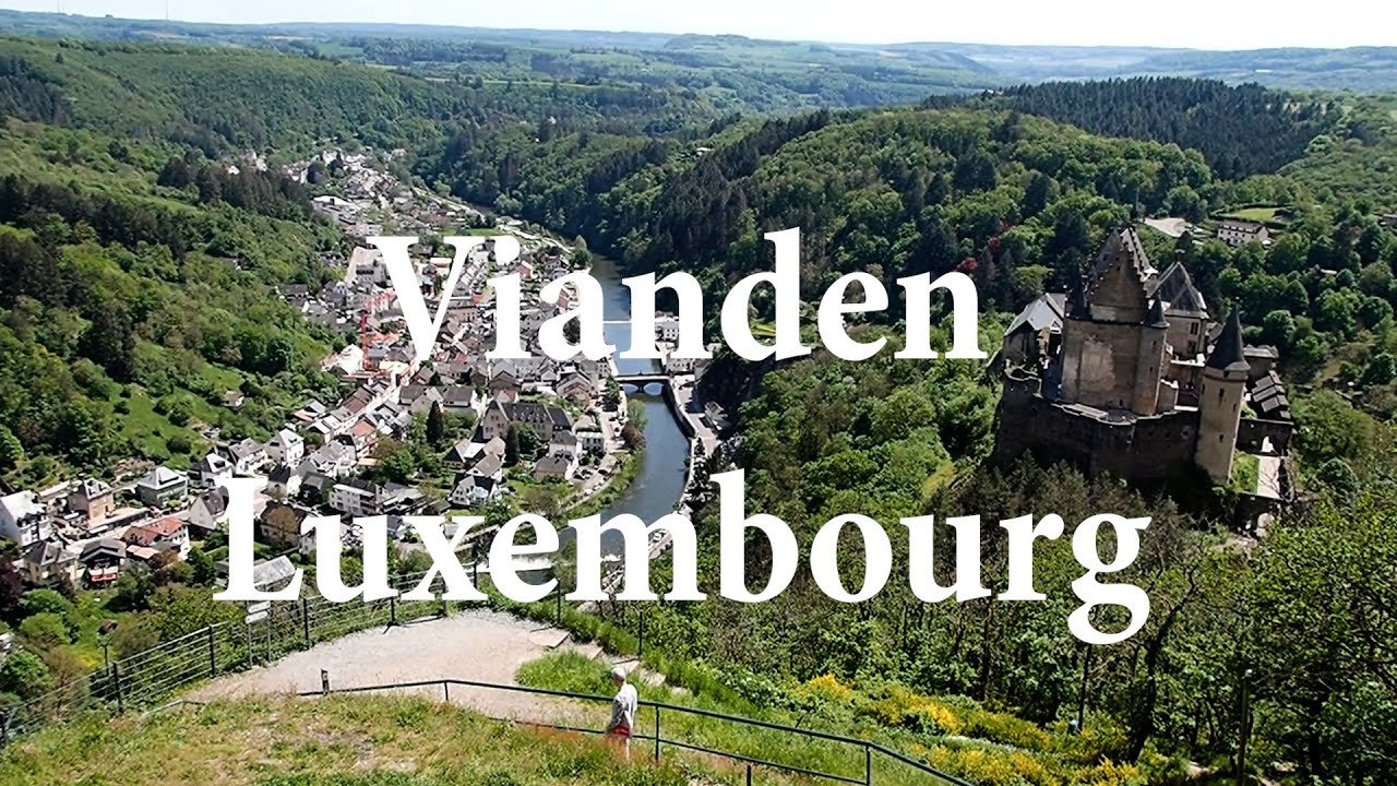Vianden Luxembourg Prachtige natuur, het cultureel erfgoed Camper Jo